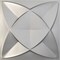 Ekena Millwork 19 5/8in. W x 19 5/8in. H Speedwell EnduraWall Decorative 3D Wall Panel Covers 2.67 Sq. Ft. WP20X20SWCST - alternate 1